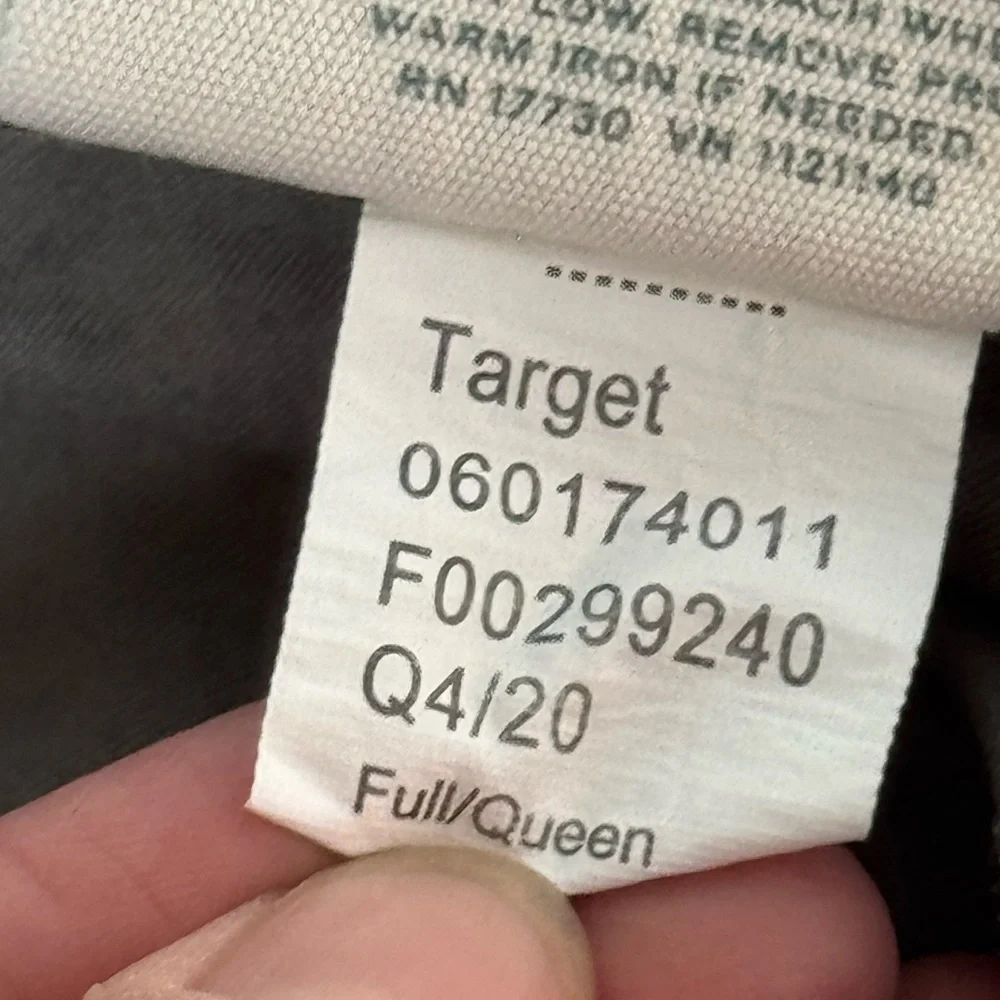 SINGLE Casaluna Heavyweight Linen Blend Queen Gray Sham